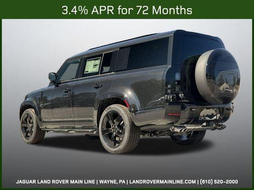Santorini Black 2026 Land Rover Defender P500 V8
