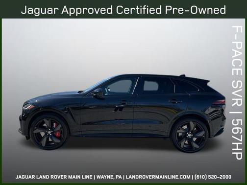 Santorini Black 2024 Jaguar F-PACE SVR