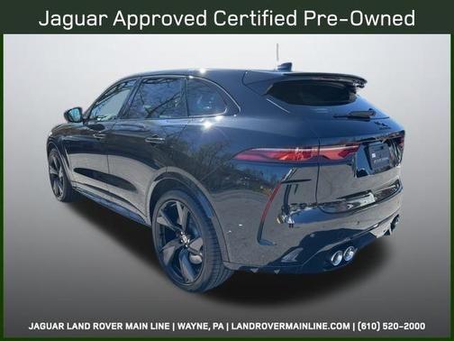 Santorini Black 2024 Jaguar F-PACE SVR