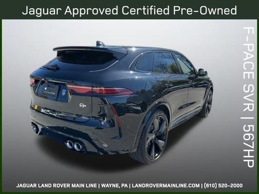 Santorini Black 2024 Jaguar F-PACE SVR