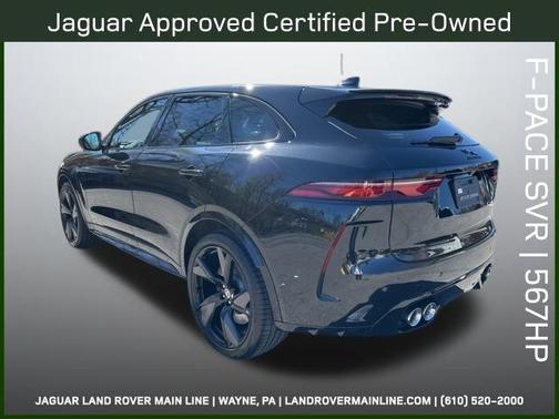 Santorini Black 2024 Jaguar F-PACE SVR