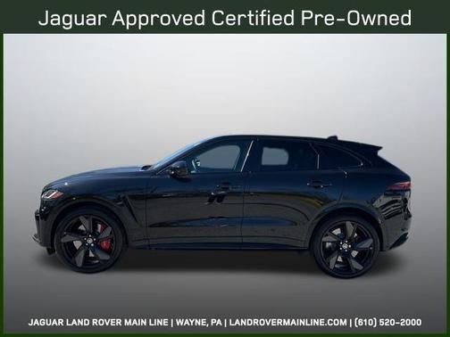Santorini Black 2024 Jaguar F-PACE SVR