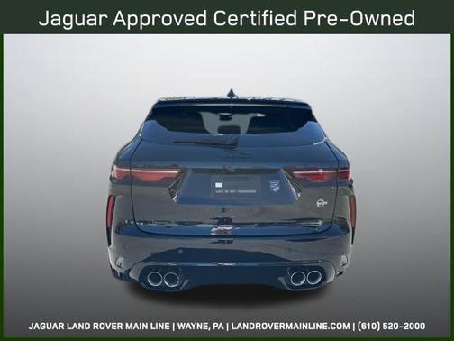 Santorini Black 2024 Jaguar F-PACE SVR