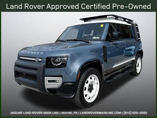 Tasman Blue 2025 Land Rover Defender P300