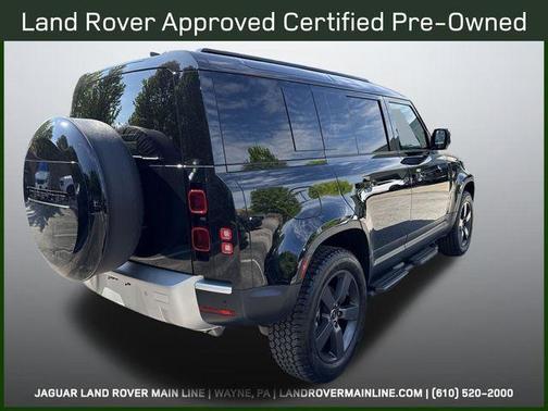 Santorini Black 2025 Land Rover Defender P300