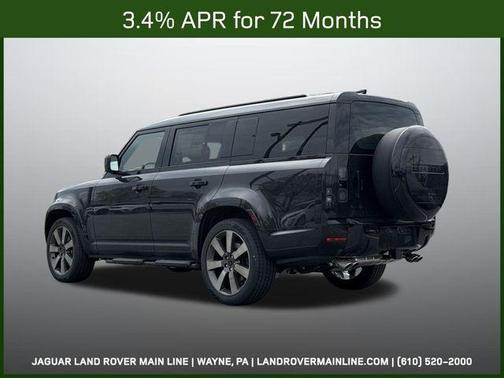 Santorini Black 2026 Land Rover Defender P500 V8