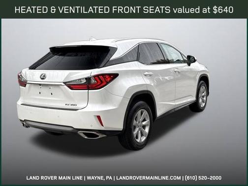 White 2017 Lexus RX 350 350