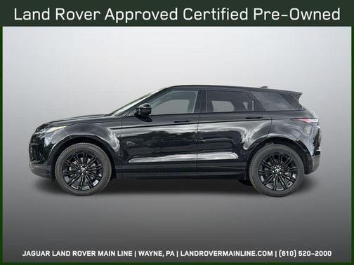 Santorini Black 2025 Land Rover Range Rover Evoque Core S