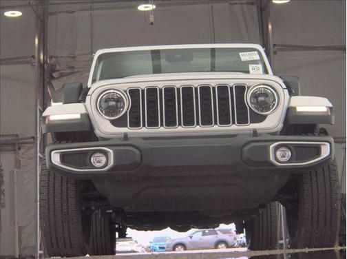 Bright White Clearcoat 2025 Jeep Wrangler 4xe Sahara