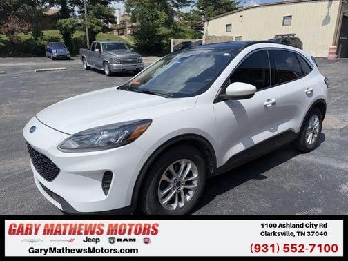 Oxford White 2020 Ford Escape SE