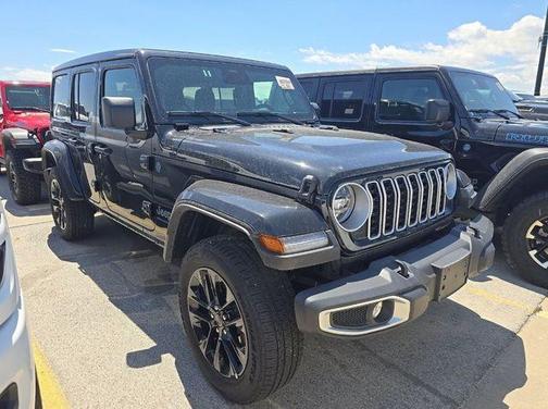 Black Clearcoat 2025 Jeep Wrangler 4xe Sahara