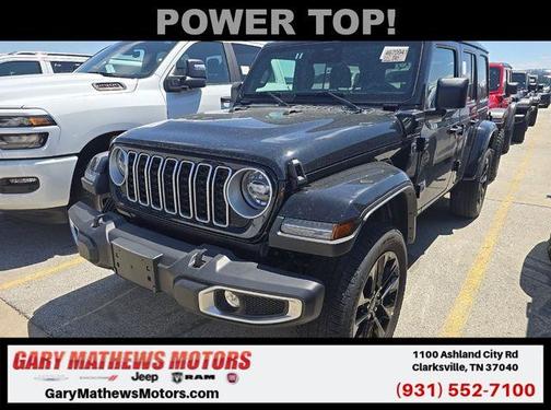 Black Clearcoat 2025 Jeep Wrangler 4xe Sahara