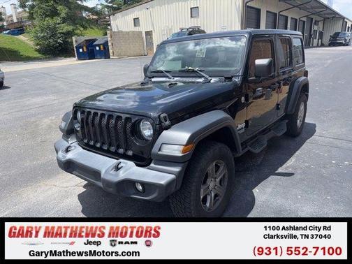Black Clearcoat 2020 Jeep Wrangler Unlimited Sport