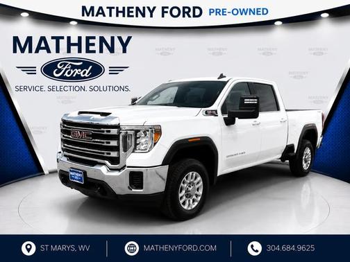 Summit White 2022 GMC Sierra 2500 SLE