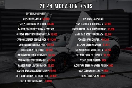 2024 McLaren 750S Spider