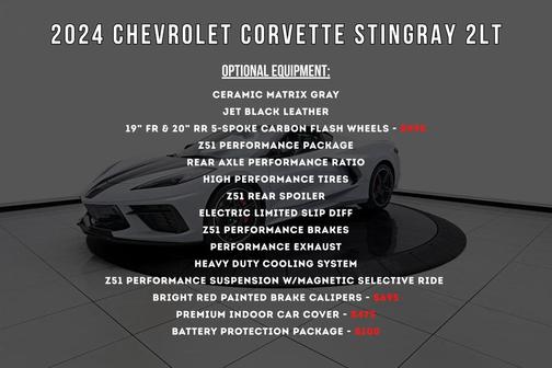 2024 Chevrolet Corvette Stingray w/2LT