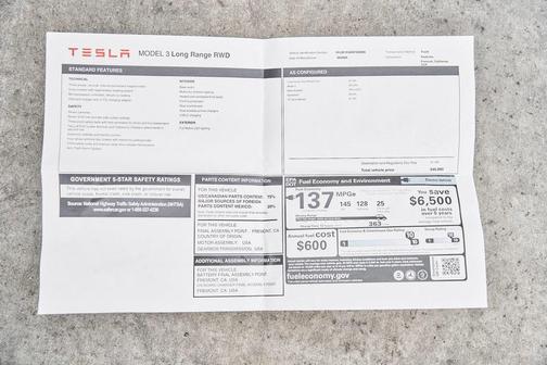 2025 Tesla Model 3 Long Range