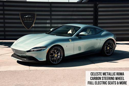 Celeste Metallic 2022 Ferrari Roma Base