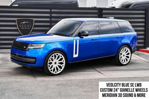 Velocity Blue SV Bespoke Ultra Gloss 2025 Land Rover Range Rover P530 SE 7 Seat