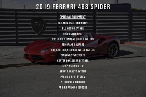 2019 Ferrari 488 Spider Base