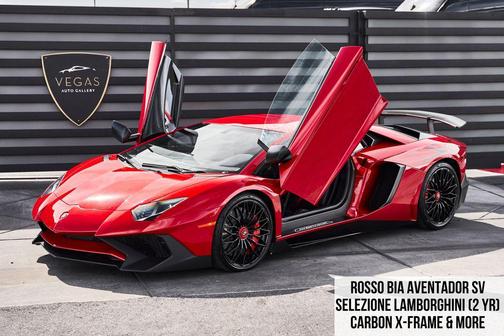 Rosso Bia 2016 Lamborghini Aventador LP750-4 Superveloce
