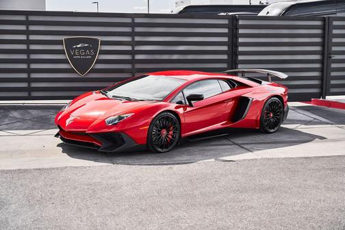 Rosso Bia 2016 Lamborghini Aventador LP750-4 Superveloce