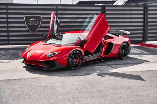 Rosso Bia 2016 Lamborghini Aventador LP750-4 Superveloce