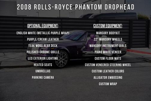 2008 Rolls-Royce Phantom Drophead Coupe 