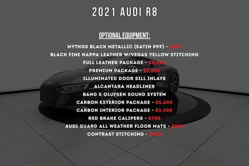 2021 Audi R8 5.2 V10