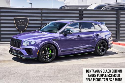Azure Purple 2025 Bentley Bentayga S Black Edition