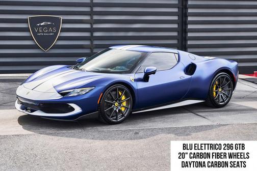 Blu Elettrico 2024 Ferrari 296 GTB Base
