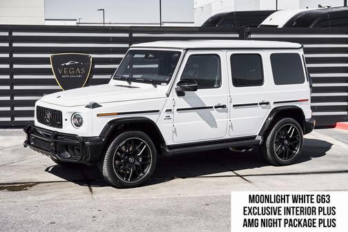 MANUFAKTUR Moonlight White Metallic 2026 Mercedes-Benz AMG G 63 G 63 AMG