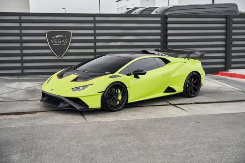 Verde Scandal (Satin PPF) 2022 Lamborghini Huracan STO Coupe