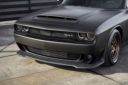 Pitch Black Clearcoat 2023 Dodge Challenger SRT Demon