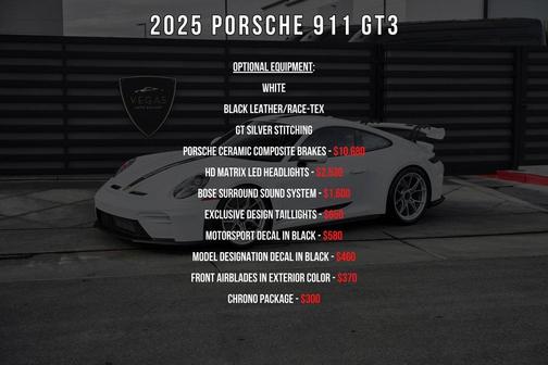 2025 Porsche 911 GT3
