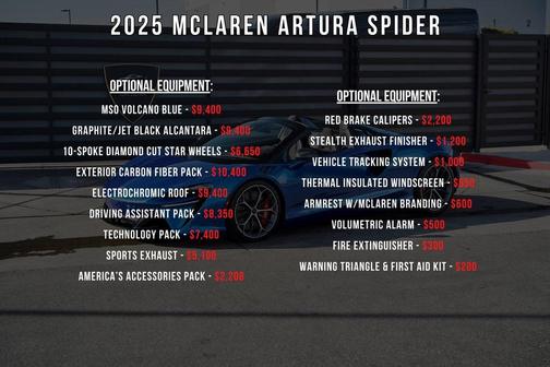 2025 McLaren Artura 