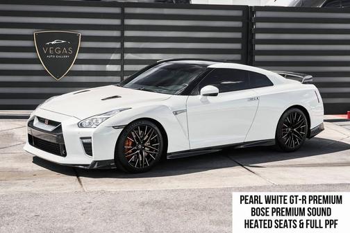 Pearl White Tricoat 2021 Nissan GT-R Premium