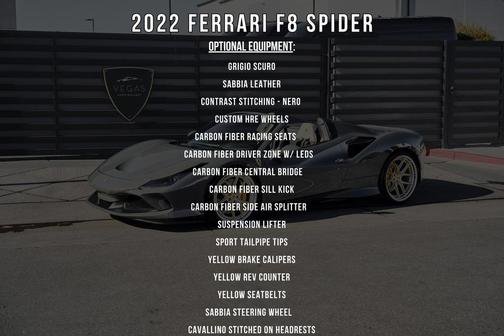 2022 Ferrari F8 Spider Base