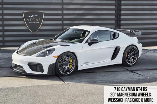 White 2024 Porsche 718 Cayman GT4 RS
