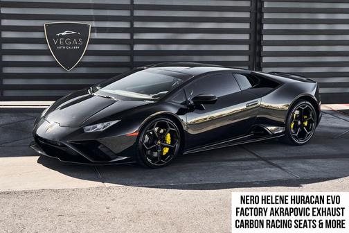 Nero Helene Metallic 2021 Lamborghini Huracan EVO Coupe
