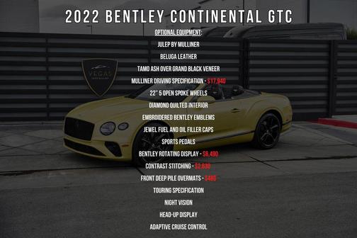 2022 Bentley Continental GT V8