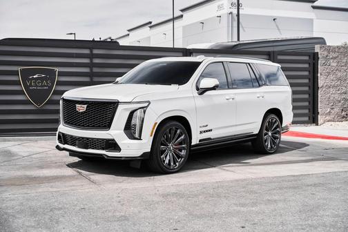 Crystal White Tricoat 2025 Cadillac Escalade V-Series