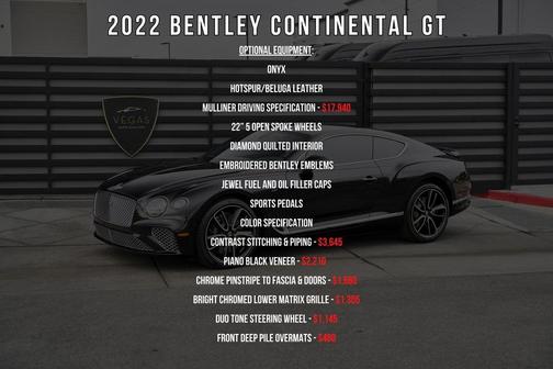 2022 Bentley Continental GT V8