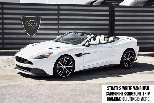 Stratus White 2017 Aston Martin Vanquish Volante