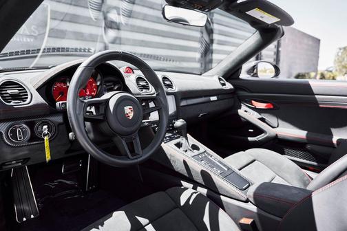 GT Silver Metallic 2024 Porsche 718 Spyder RS