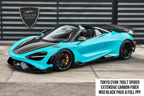 Tokyo Cyan 2022 McLaren 765LT Spider