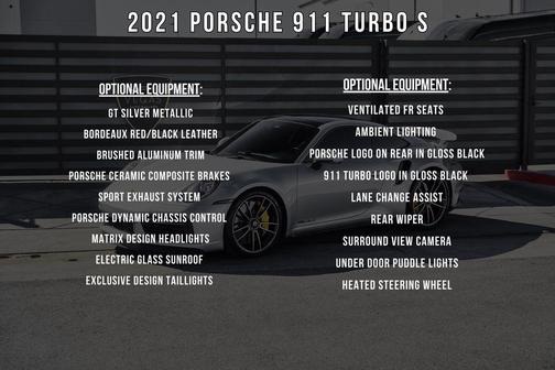 2021 Porsche 911 Turbo S