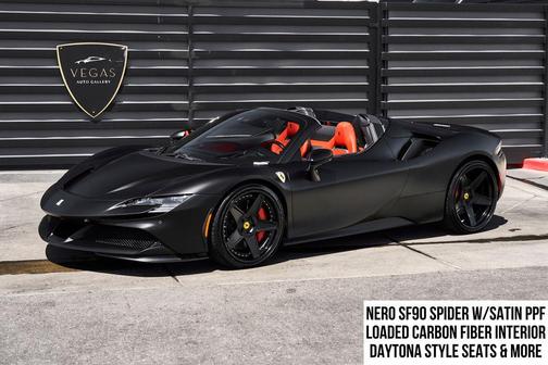 Black 2024 Ferrari SF90 Spider Base