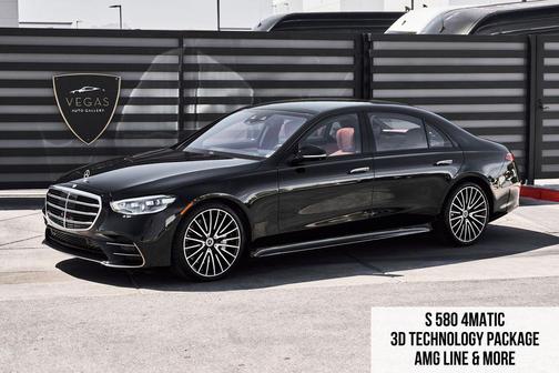 Black 2023 Mercedes-Benz S-Class 4MATIC