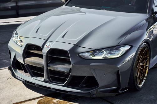 Gray Metallic 2022 BMW M3 Competition